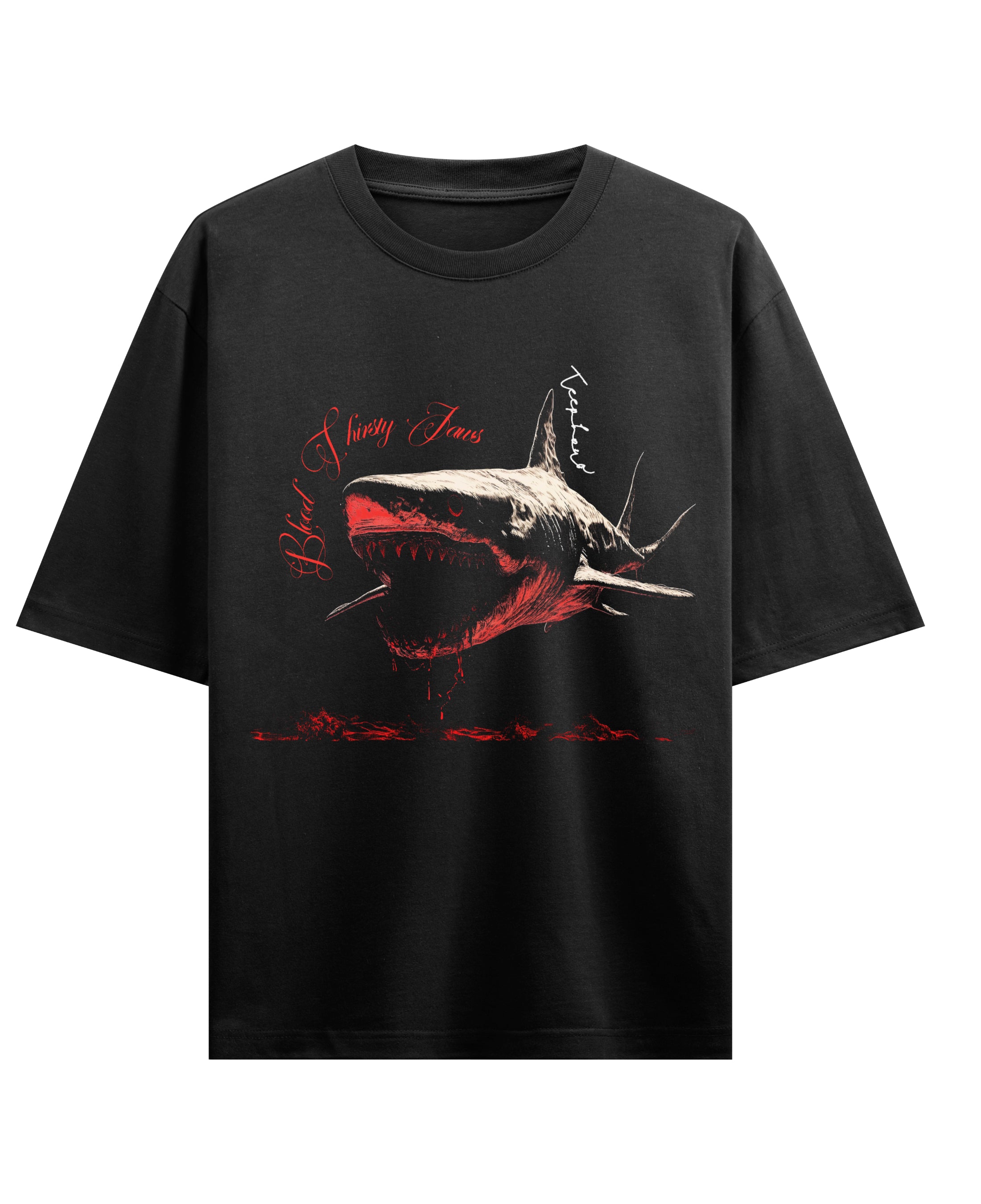 Black Oversized T-shirt Front Design
