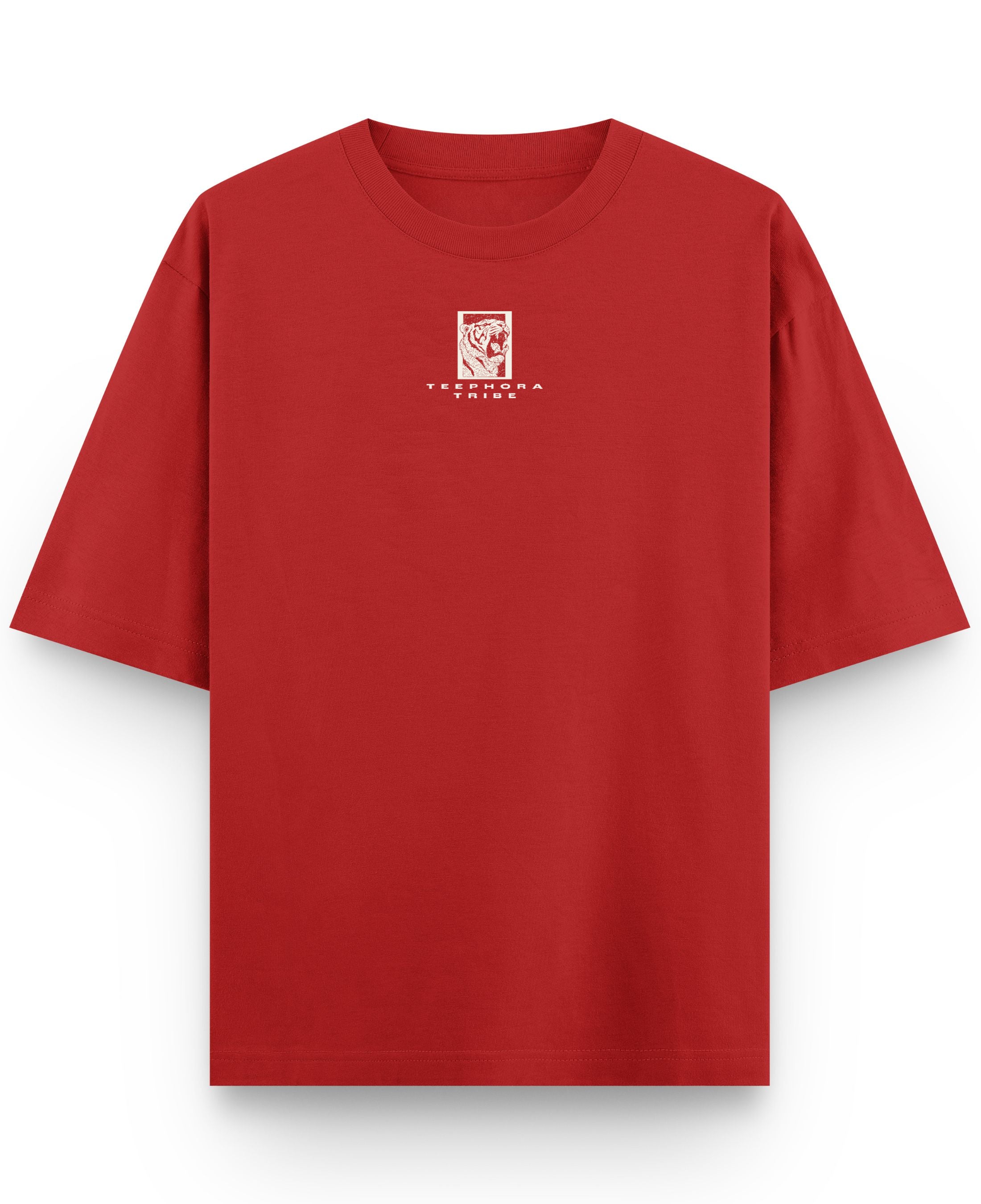Red Oversized T-shirt Front Design